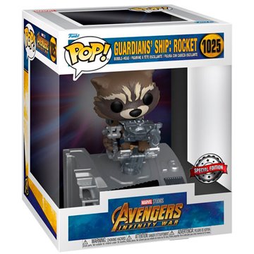 Figura POP Deluxe Marvel Guardianes de la Galaxia Guardians Ship Rocket Exclusive