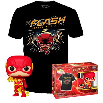 Set figura POP &38 Tee DC Comics The Flash