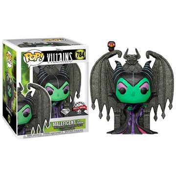 Figura POP Disney Villains Maleficent on Throne Diamond Exclusive