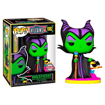 Figura POP Disney Villains Maleficent Black Light Exclusive