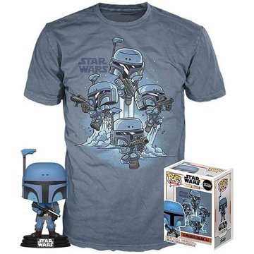 Set figura POP & Tee Star Wars Mandalorian L