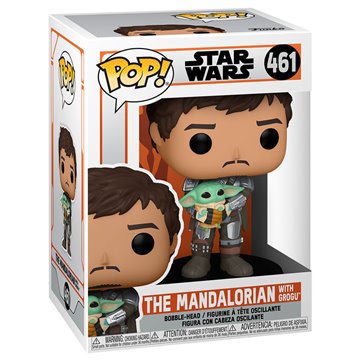 Figura POP Star Wars Mandalorian Mando Holding Child