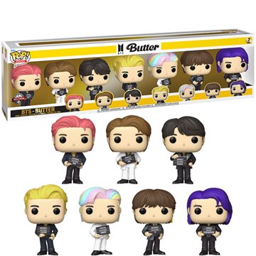 Blister 7 figuras POP BTS Butter Exclusive