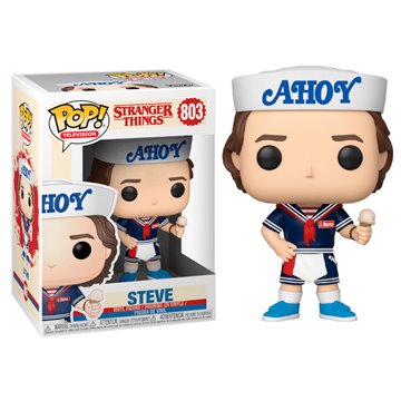 Figura POP Stranger Things 3 Steve with Hat and Ice Cream