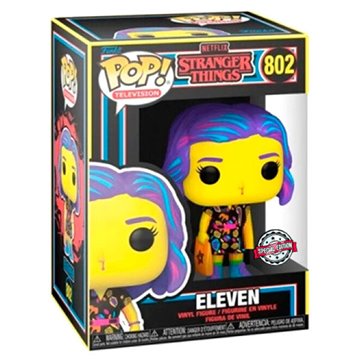 Figura POP Stranger Things Eleven in Mall Outfit Black Light Exclusive