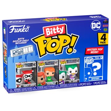 Blister 4 figuras Bitty POP DC Comics Harley Quinn