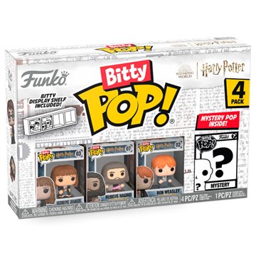 Blister 4 figuras Bitty POP Harry Potter Hermione