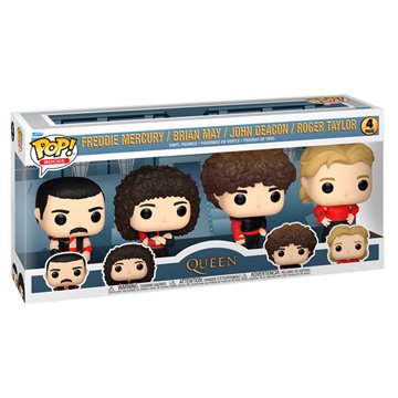 Blister 4 figuras POP Queen