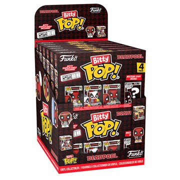 Blister 4 figuras Bitty POP Marvel Deadpool surtido