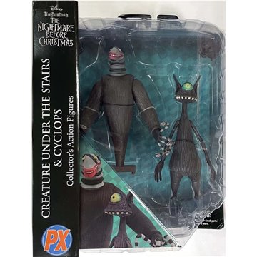 Blister figuras Creature under the Stairs And Cyclops Pesadilla Antes de Navidad 18cm