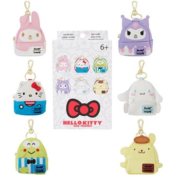 Llavero mini mochila Mystery Hello Kitty Loungefly surtido