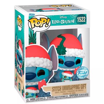 Figura POP Disney Lilo & Stitch - Stitch Unwrapping Gift