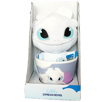 Taza + Peluche Furia Luminosa Como Entrenar a tu Dragon 18cm