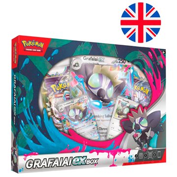 Blister juego cartas coleccionables Grafaia Pokemon ingles