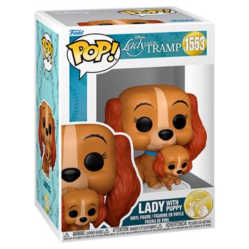 Funko POP Disney La Dama y el Vagabundo Lady with Puppy