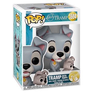 Funko POP Disney La Dama y el Vagabundo Tramp with Puppy