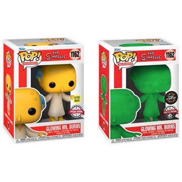 Funko POP Simpsons Glowing Mr. Burns Exclusive 5 + 1 Chase