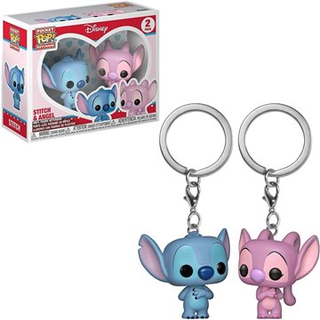 Blister llaveros Pocket POP Disney Stitch & Angel