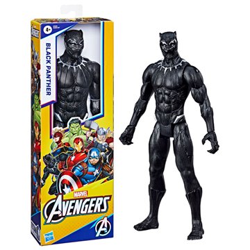 Figura Black Panther Deluxe Titan Hero Vengadores Avengers Marvel 30cm