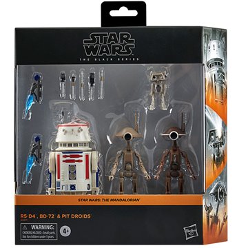 Blister figuras R5-D4 BD-72 & Pit Droids The Mandalorian Star Wars 15cm