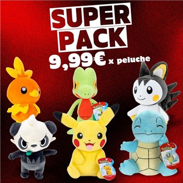 Pack oferta Peluches Pokemon