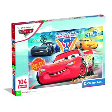 Puzzle super Cars Disney Pixar 104pzs